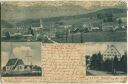 Postkarte - Burggen - Kirche - Pfarrhaus