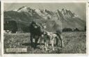 Postkarte - Oberstdorf - Kuh und Kalb