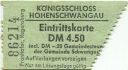 Königsschloss Hohenschwangau - Eintrittskarte