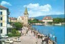 Ansichtskarte - 88131 Lindau - Uferpromenade mit Leuchtturm