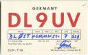 QSL - QTH - Funkkarte - DL9UV - Ravensburg