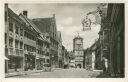 Wangen im Allgäu - Herrenstrasse - E. Uhland Lederschuhe - Foto-AK 40er Jahre