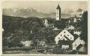 Wangen im Allgäu mit Säntis - Foto-AK 30er Jahre