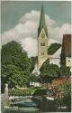 Postkarte - Weiler - Kirche