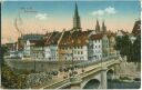 Postkarte - Ulm - Donaubrücke - Feldpost
