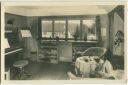 Postkarte - Herrlingen - Landesschulheim - Zimmer unserer Musik-Lehrerin