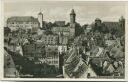 Nürnberg - Burgpanorama - Foto-AK 30er Jahre