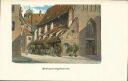 Nürnberg - Bratwurstglöcklein - Künstlerkarte - Aquarell signiert O. Wiegk ca. 1900