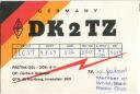 QSL - QTH - Funkkarte - DK2TZ - Nürnberg