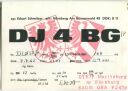 QSL - QTH - Funkkarte - DJ4BG - Nürnberg