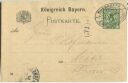 Postkarte - Bayerische Landesausstellung Nürnberg 1896