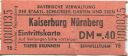 Nürnberg Kaiserburg - Eintrittskarte