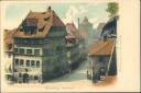 Nürnberg - Dürerhaus - Künstlerkarte
