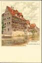 Postkarte - Nürnberg - An der Pegnitz