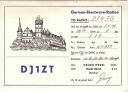 QSL - Funkkarte DJ1ZT - 91477 Markt Bibart