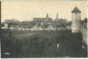 Postkarte - Rothenburg - Stadt mit Fischturm