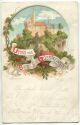 Postkarte - Gössweinstein - Gruss von der Burg