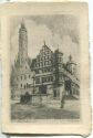 Postkarte - Rothenburg ob der Tauber - Rathaus - Original-Radierung