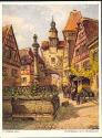 Ansichtskarte - Rothenburg ob der Tauber - Röderbogen