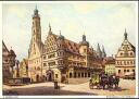Ansichtskarte - Rothenburg ob der Tauber - Rathaus