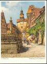 Ansichtskarte - Rothenburg ob der Tauber - Markustor