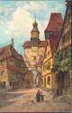 Rothenburg - Kleinstadtidylle - Künstlerkarte