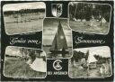 Ansbach - Sonnensee - Gaststättenbetrieb Campingplatz Bootsverleih - Foto-AK Grossformat