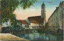 Postkarte - Amberg - Am Ledersteg ca. 1920