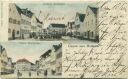 Postkarte - Hemau - Unterer und oberer Stadtplatz