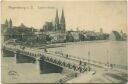 Postkarte - Regensburg - Eiserne Brücke