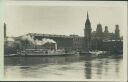 Ansichtskarte - Passau - Hafen mit dem Donaudampfer Habsburg