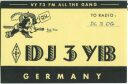 QSL - QTH - Funkkarte - DJ3YB - Deggendorf