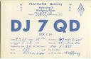 QSL - QTH - Funkkarte - DJ7QD - Plattling