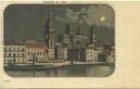 Postkarte - Passau - Rathaus mit Dom - Mondscheinkarte