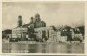 Passau - Blick von der Innenstadt aus - Foto-AK 30er Jahre