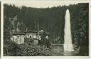 Postkarte - Höllental - Fabrik und Fontäne