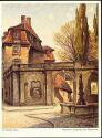 Ansichtskarte - Bayreuth - Eingang zum Hofgarten