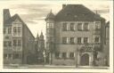 Ansichtskarte - Bayreuth - Altes Rathaus und Brautgasse