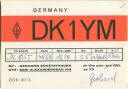 QSL - Funkkarte - DK1YM - Bad Alexandersbad