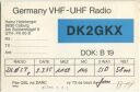 QSL - Funkkarte - DK2GKX - Coburg