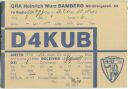 QSL - Funkkarte - D4KUB