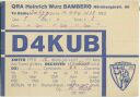 QSL - QTH - Funkkarte - D4KUB