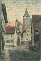 Postkarte - Ostheim - Rossgasse