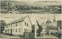 Postkarte - Nordheim vor der Rhön - Geschäftshaus von Otto Krieg - Kirchenaufgang