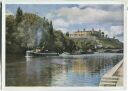 Postkarte - Würzburg - Maininsel mit Festung