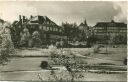 Oberhof - Blick zum FDGB-Heim Stachanow und Ernst Thälmann-Haus - Foto-AK