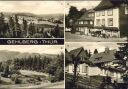 Foto-AK - Gehlberg - Cafe Greiner - Waldbad - Haus Daheim