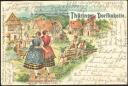 Postkarte - Thüringer Dorfkokette
