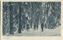 Postkarte - Oberhof - Verschneiter Winterwald