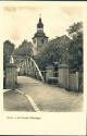 Foto-AK - Bad Berka - Pfarrbrücke - Kirche